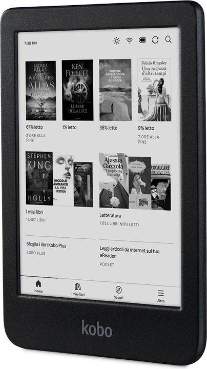 Immagine prodotto Kobo Clara BW (6", 16 GB, Nero)
