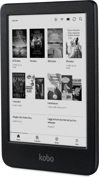 Actual product image Kobo Clara BW (6", 16 GB, Black)