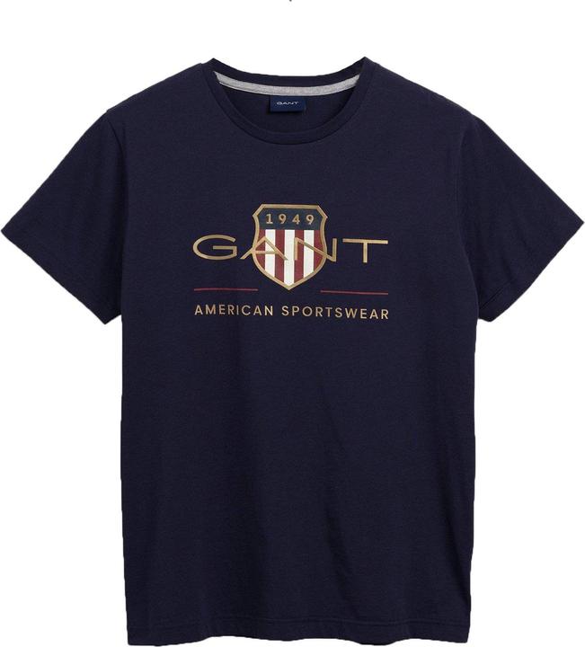 Actual product image GANT T-shirt casual comfortable fit D2. ARCHIVE SHIELD (XS)