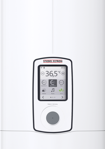 Actual product image Stiebel Eltron DHE Connect 18/21/24 kW Fully electric instantaneous water heater always accurate to the degree