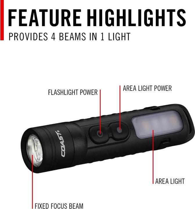 Actual product image Coast KL35R (8.10 cm, 600 lm)