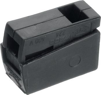 Produktbild Wago 224 Leuchtensteckverbinder, Stecker, 24A, Schwarz, 0.5 2.5 mm²