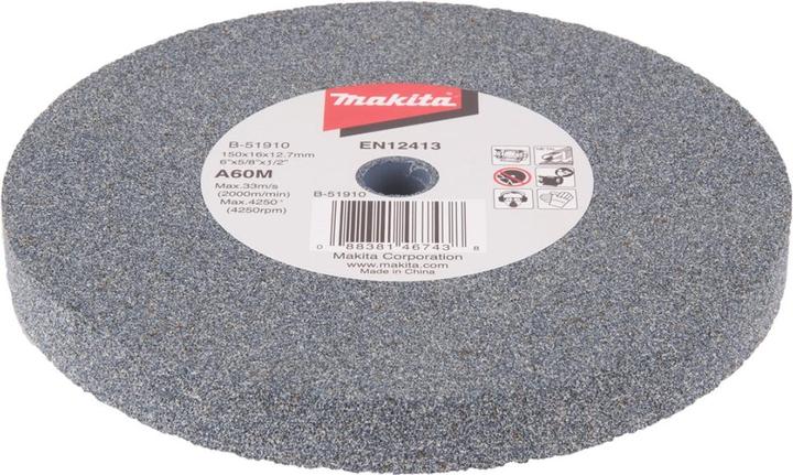 Image du produit Makita Pierre à aiguiser A60M 150x16x12,7 (A60m)