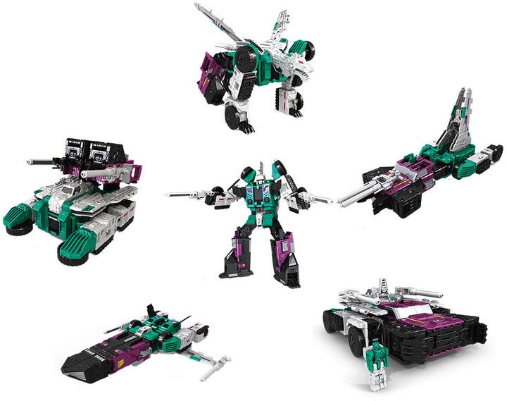 Actual product image Hasbro Transformers Generations Titans Return Six Shot Leader Action Figure