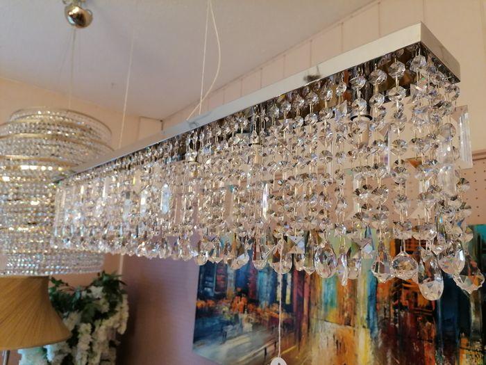 Produktbild TL Pendellampe 117cm gefertigt mit SPECTRA® Crystal von SWAROVSKI (G9)