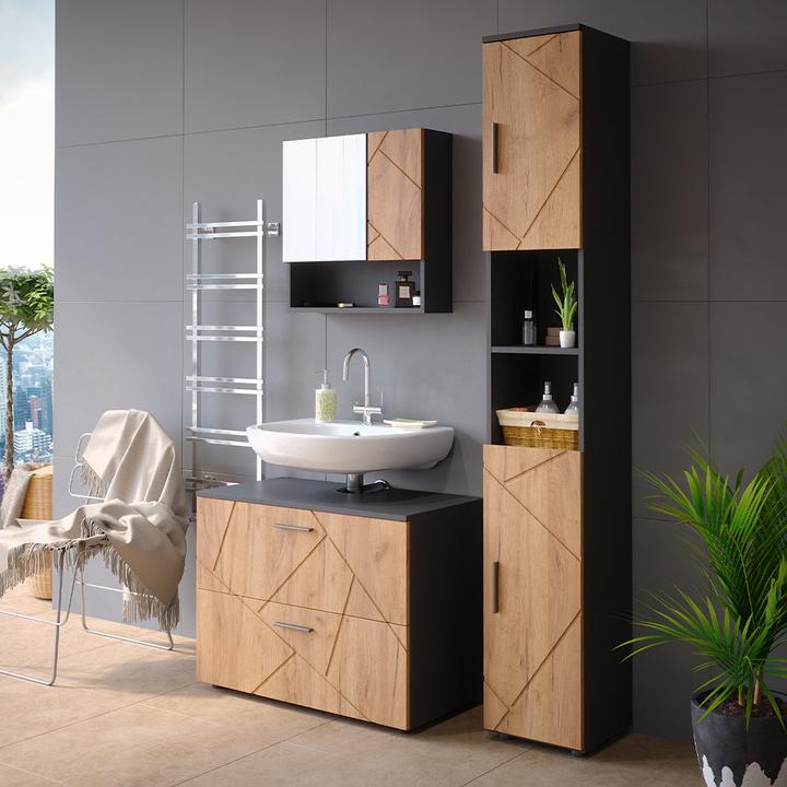 Actual product image Vicco Irma with drawer unit and tall unit