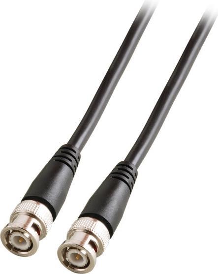 EFB Elektronik Cavo coassiale RG59 C/U 75Ohm 2 x spina dritta, 1,0m RG59 B/U, 75 Ohm, nero (75 dB, Cavi antenna)
