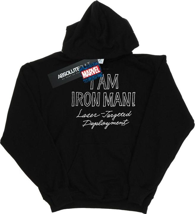 Actual product image Womens/Ladies I Am Iron Man Hoodie (XL)