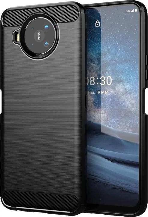 Produktbild Screenguard Nokia 8.3 Hülle Carbon Brushed Soft TPU (Nokia 8.3)