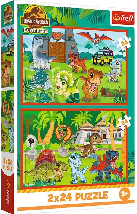 Immagine prodotto Trefl Puzzle 2 x 24 – Jurassic World (24 pezzi)