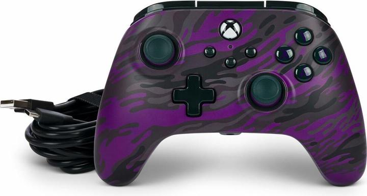 Produktbild PowerA Advantage Wired Controller -peliohjain, Purple Camo, Xbox (Xbox Series S, Xbox Series X)