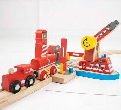 Immagine prodotto Bigjigs Porta antincendio a binario di legno