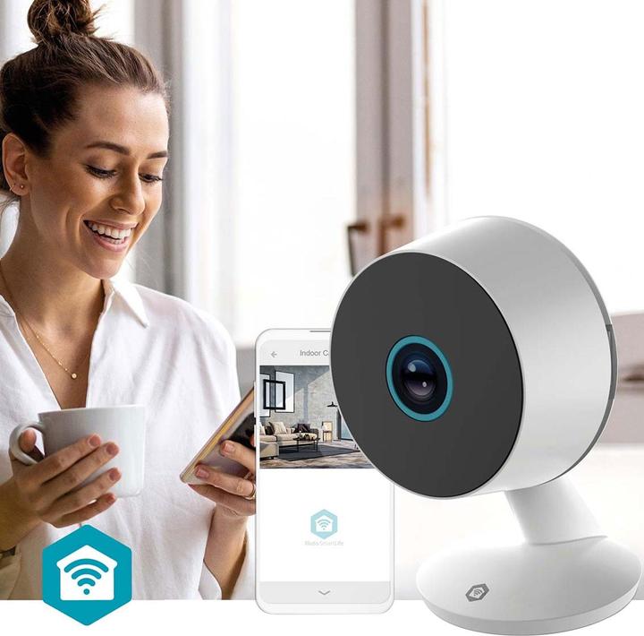 Produktbild Nedis SmartLife Innenkamera | Wi-Fi | 3MP Full HD 1296p | Cloud Storage (optional) / microSD (not en (2304 x 1296 Pixels)