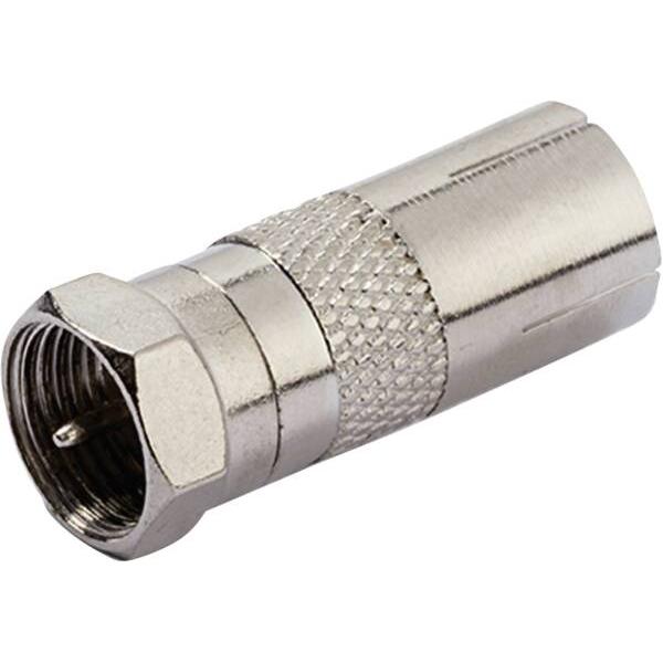 Vivanco F Antennenanschlussadapter - Silber (Spine e connettori), Cavo antenna