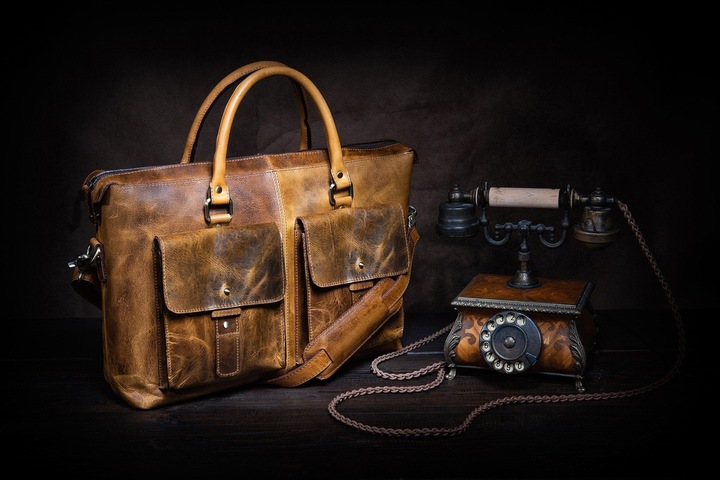 Immagine prodotto Only-Bags.Store Cartella in vera pelle, borsa per laptop, borsa a tracolla per ufficio, borsa messenger, regalo di (15.60")