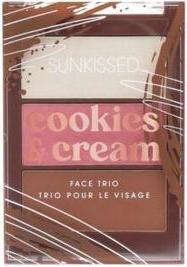 Produktbild Sunkissed Cookies & Cream Face Trio Palette Highlighter Blusher Bronzer (Highlighter, Bronzer, 11.10 g)