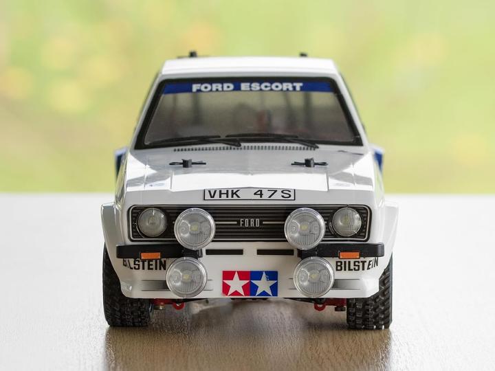 Actual product image Tamiya Ford Escort Mk.II Rally MF-01X Electric Brushed On Road 4WD 1:10 Kit (Kit)