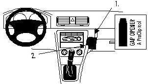 Produktbild Brodit 852684 Autohalterung Skoda Octavia I