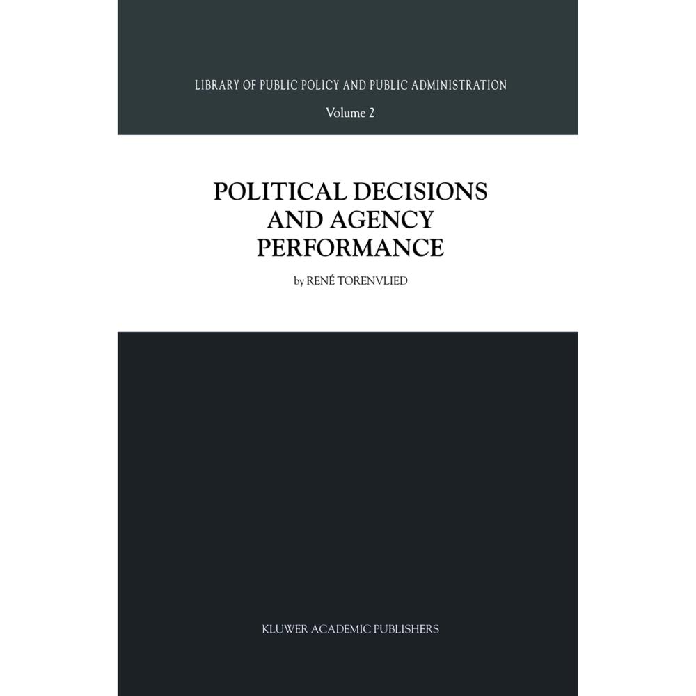 Political Decisions and Agency Performance, Fachbücher