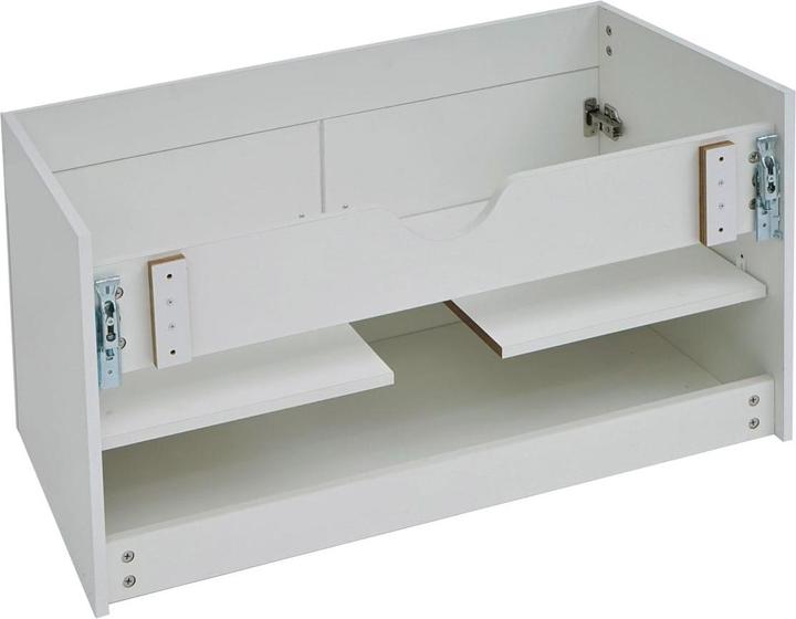 Immagine prodotto Mendler Mobiletto per lavabo, mobile base per lavabo Mobili da bagno, bianco lucido 90 cm
