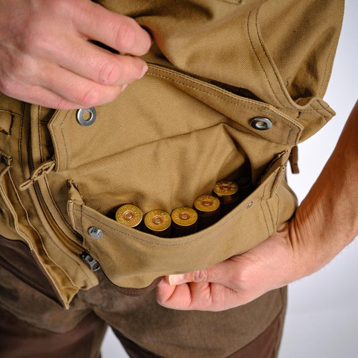Produktbild Solognac Jagdweste 500 Renfort viele Taschen braun (S)