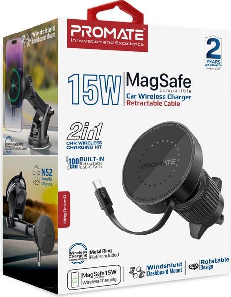 Image du produit ProMate Support Qi pour smartphone MagDrive-R