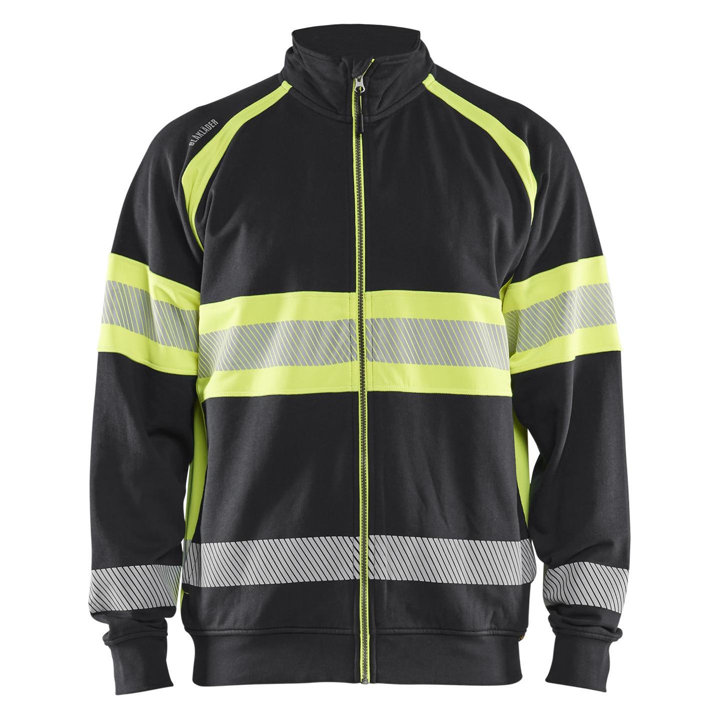 Blakläder, Herren, Pullover, Hi-Vis, Schwarz, (S)