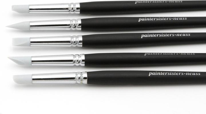 Paintersisters Set de pinceaux en silicone (7 mm)
