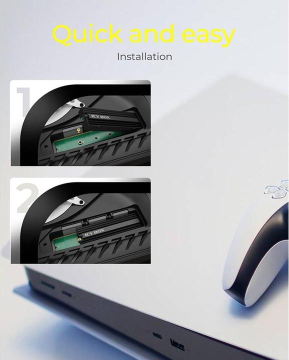 Productafbeelding Icy Box Koellichaam IcyBox M.2 SSD koellichaam voor PlayStation 5