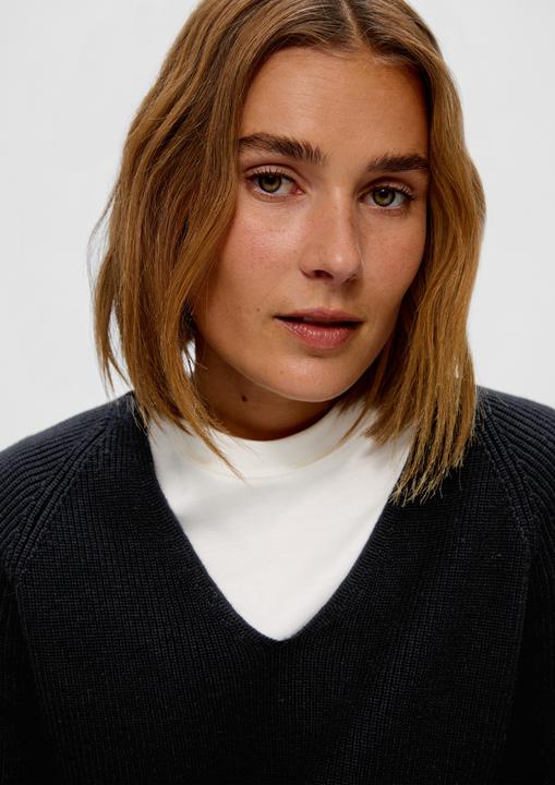 Actual product image s.Oliver Strickpullover Strickpullover mit Raglanärmeln (34)