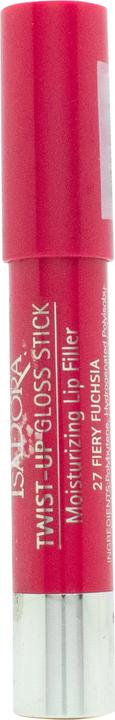 Actual product image Isadora Twist-Up 27 Fiery Fuchsia Gloss Stick 2.7g