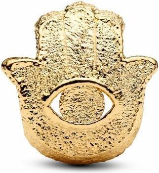 Produktbild Pandora Textured Hamsa Hand Mini Charm (Vergoldet, Gemeinmetall)
