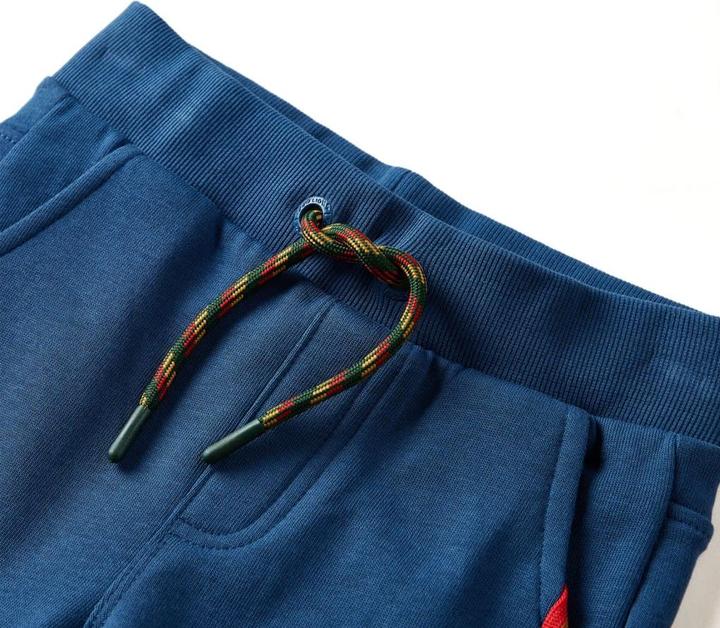 Produktbild vidaXL Kinder-Trainingshose Blau 92,Material: 50 % Baumwolle. 50 (92)