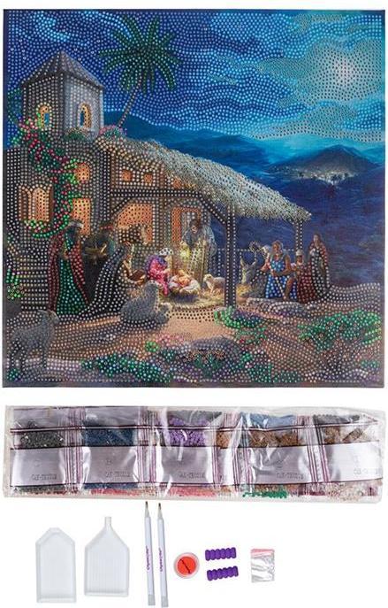 Immagine prodotto Craft Buddy Kit artistico di cristallo Presepe 30 x 30 cm