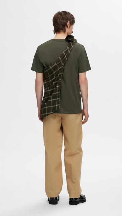 Image du produit Selected T-shirt en coton filé flamme (L)