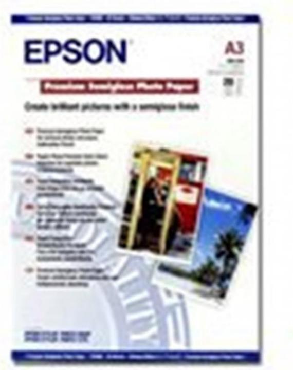 Image du produit Epson Premium Semigloss (251 g/m², A3, 20 x)