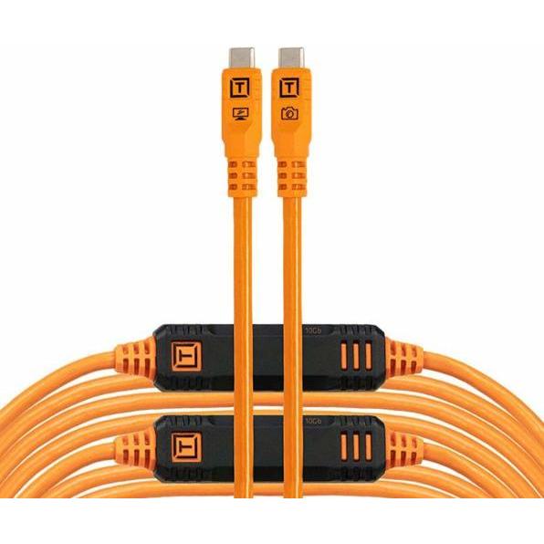 Tether Tools TetherPro USB-C Optima 10G gerade orange 9,4m (9.40 m, USB 3.2 Gen 2), USB Kabel
