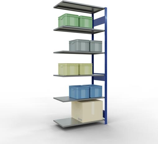Image du produit Schulte Lagertechnik Système d'assemblage de rayonnages MULTIplus85 avec traverses de longueur