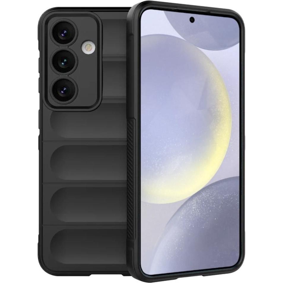 Screenguard CloudCase Hülle (Samsung Galaxy S24+), Smartphone Hülle, Schwarz