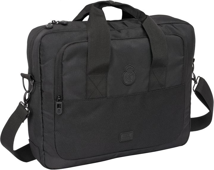 Real Madrid CF Borsa per computer portatile Real Madrid C.F. Premium Nero 40 x 33 x 9 cm