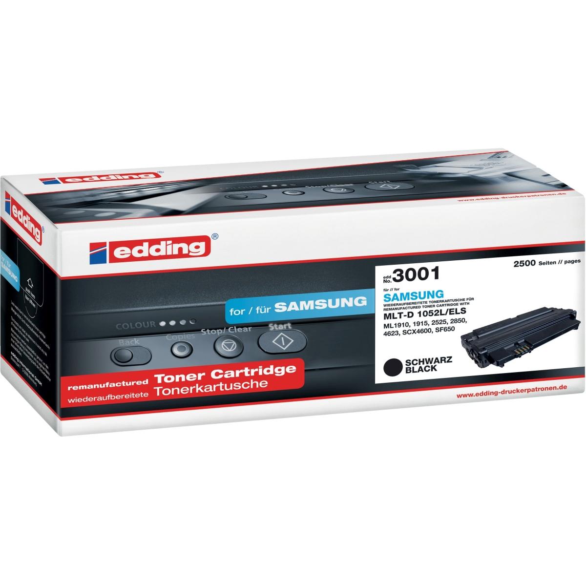 Edding, Toner, Toner ersetzt MLT D1052L Schwarz 2500 Seiten (BK)