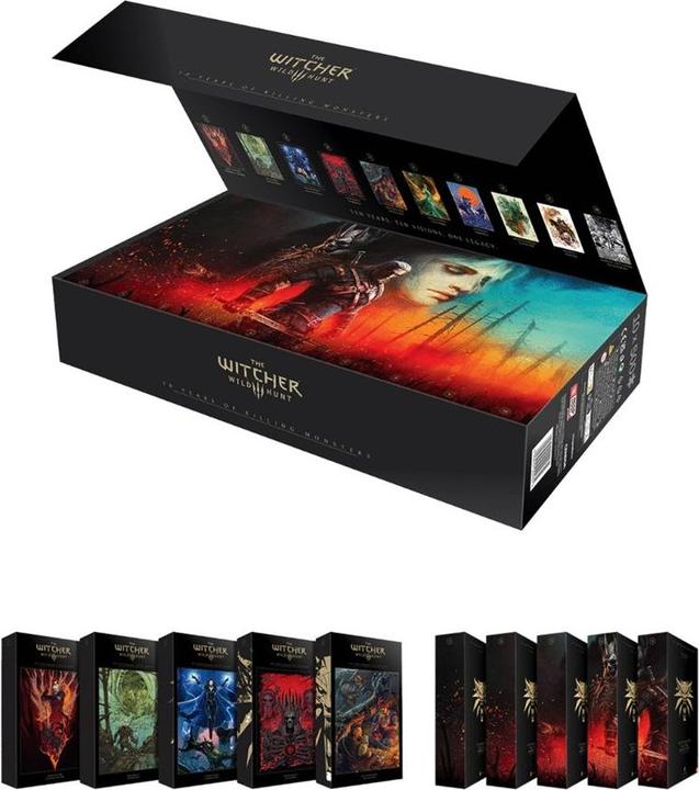 Actual product image Good Loot The Witcher Puzzle 10er-Pack 10th Anniversary Puzzle Collection (500 Teile) (500 pieces)