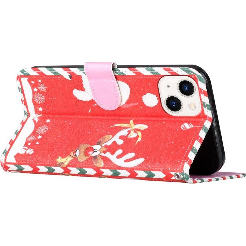 Thumbnail - Cover-Discount iPhone 13 mini - Lederetui Hülle Santa (Apple iPhone 13 mini), Smartphone Hülle