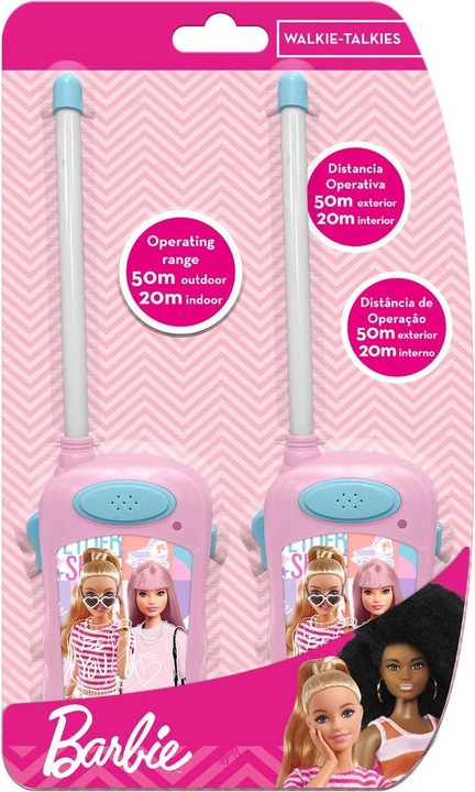 Actual product image Rocco Giocattoli Pink Walkie Talkie Barbie