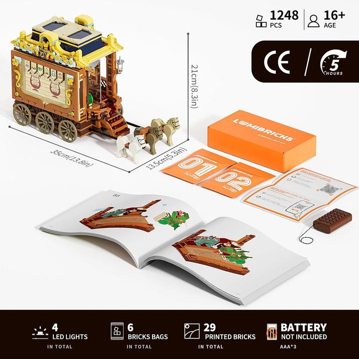 Produktbild Lumibricks Mittelalterlicher Theaterwagen