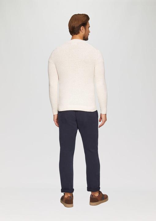 Immagine prodotto S.Oliver Strickpullover Strukturierter Baumwollpullover mit V-Ausschnitt (M)