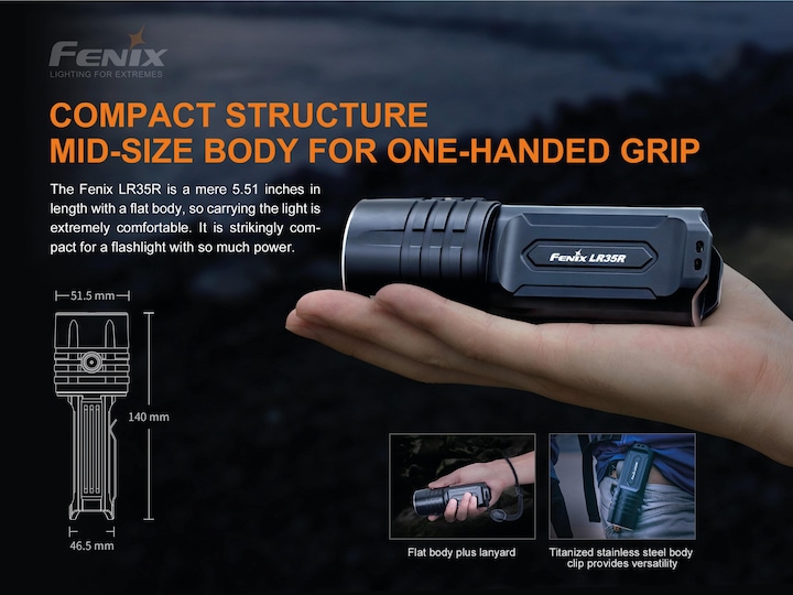 Actual product image Fenix LR35R (14 cm, 10000 lm)