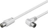 Produktbild Goobay Antennen Winkel Anschlusskabel, Weiss, 5 m (Antennenkabel)