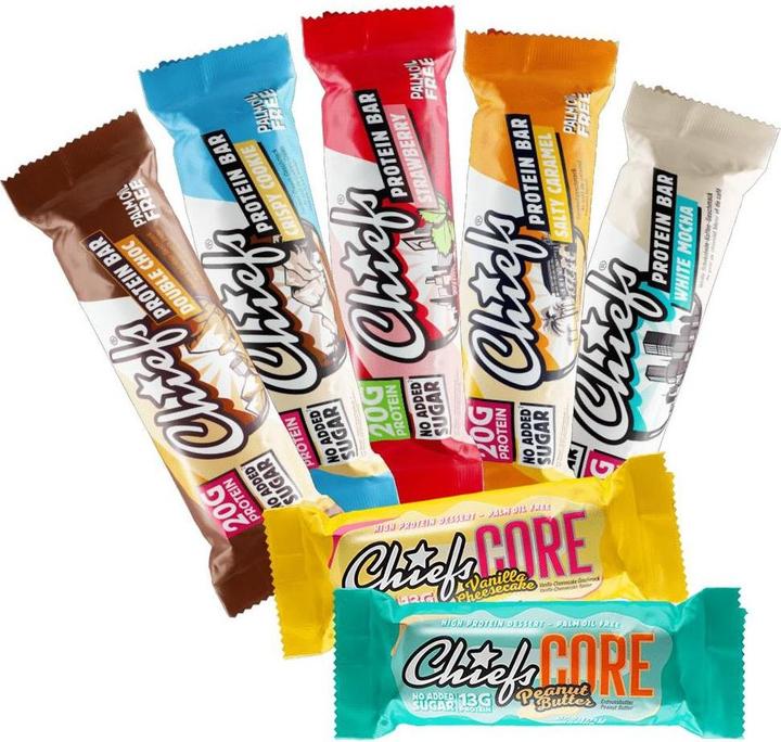 Image du produit Chiefs Protein Bar (12 pcs, 660 g)