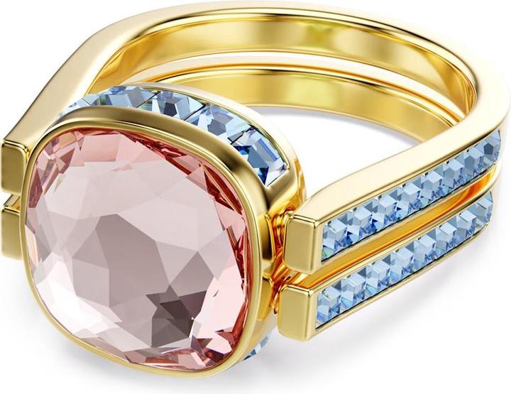 Actual product image Swarovski Chroma Ring Kissenschliff Mehrfarbig Gold (55)